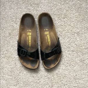 Birkenstock Madrid Black Patent Size 38